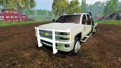 Chevrolet Silverado 3500 [flatbed] v7.0 для Farming Simulator 2015