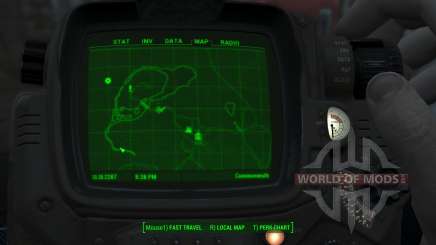 Immersive Map 4k - BLUEPRINT - Big Squares для Fallout 4
