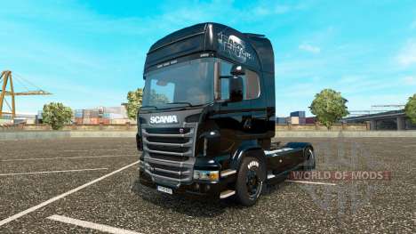 Скин Форсаж 6 на тягач Scania для Euro Truck Simulator 2