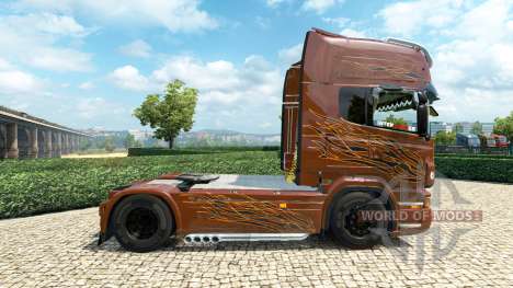 Scania R Black Amber v2.5 для Euro Truck Simulator 2
