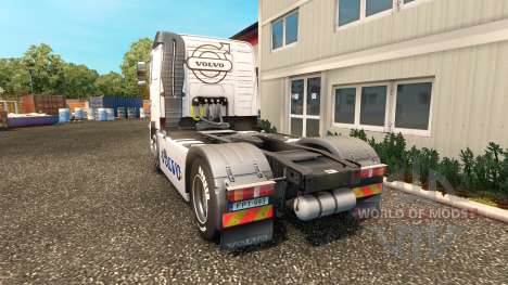 Скин Volvo Trucks на тягач Volvo для Euro Truck Simulator 2
