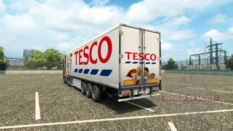 Скин Tesco на полуприцеп для Euro Truck Simulator 2