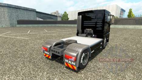 Скин V8 на тягач MAN v2.0 для Euro Truck Simulator 2