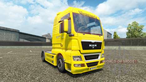 Скин Waberers на тягач MAN для Euro Truck Simulator 2