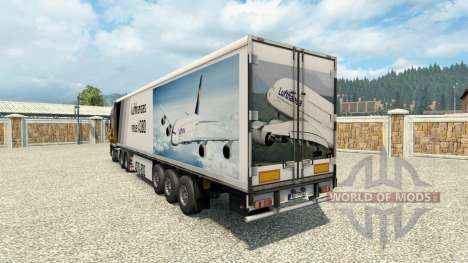Скин A380 на полуприцеп для Euro Truck Simulator 2
