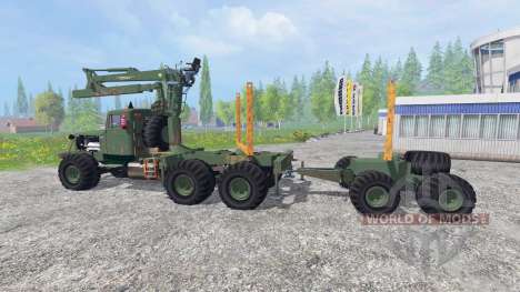КрАЗ-255 В1 [лесовоз] v2.5 для Farming Simulator 2015
