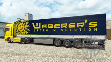 Скин Waberers на тягач MAN для Euro Truck Simulator 2