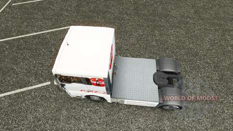 Скин Кока-кола на тягач MAN для Euro Truck Simulator 2