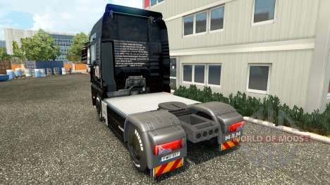 Скин V8 на тягач MAN для Euro Truck Simulator 2