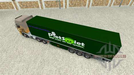 Скин PietSmiet на полуприцеп для Euro Truck Simulator 2