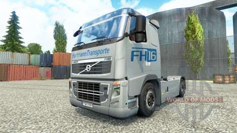 Скин Hartmann Transporte на тягач Volvo для Euro Truck Simulator 2