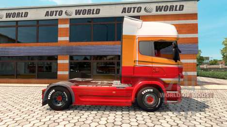 Скин Penta на тягач Scania для Euro Truck Simulator 2