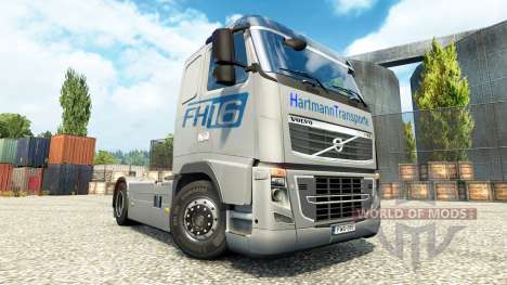 Скин Hartmann Transporte на тягач Volvo для Euro Truck Simulator 2