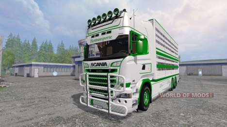 Scania R730 [cattle] для Farming Simulator 2015