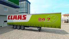 Скин CLAAS на полуприцеп для Euro Truck Simulator 2