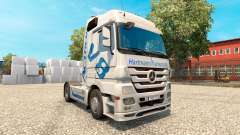 Скин Hartmann Transporte на тягач Mercedes-Benz для Euro Truck Simulator 2