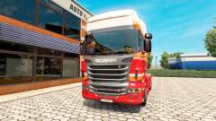 Скин Penta на тягач Scania для Euro Truck Simulator 2