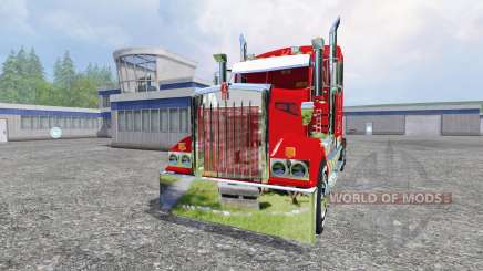 Kenworth T908 [Coca-Cola trailer] для Farming Simulator 2015