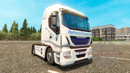 Скин Hartmann Transporte на тягач Iveco для Euro Truck Simulator 2