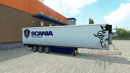 Скин Scania на полуприцеп для Euro Truck Simulator 2