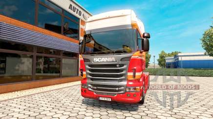 Скин Penta на тягач Scania для Euro Truck Simulator 2