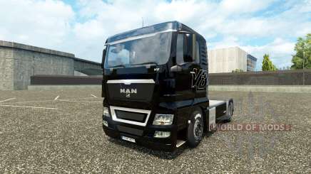 Скин V8 на тягач MAN v2.0 для Euro Truck Simulator 2