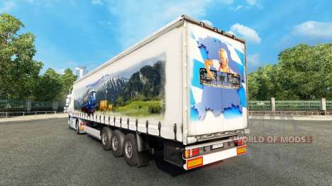 Скин Bavaria Express на тягач Volvo для Euro Truck Simulator 2