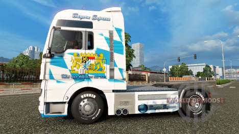 Скин Bavaria Express на тягач MAN для Euro Truck Simulator 2