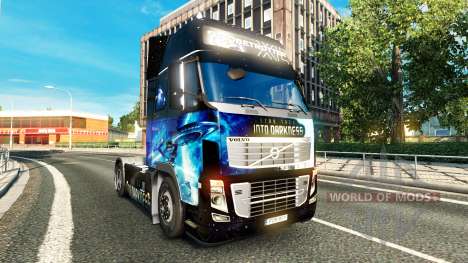 Скин Star Trek in to Darkness на тягач Volvo для Euro Truck Simulator 2