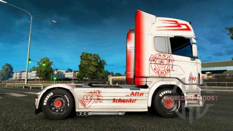 Скин Vabis на тягач Scania для Euro Truck Simulator 2