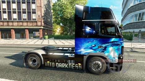 Скин Star Trek in to Darkness на тягач Volvo для Euro Truck Simulator 2