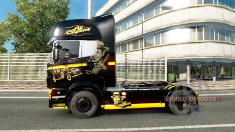 Скин Al Capone на тягач Scania для Euro Truck Simulator 2