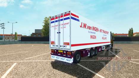 Полуприцеп J.W. van Ingen для Euro Truck Simulator 2