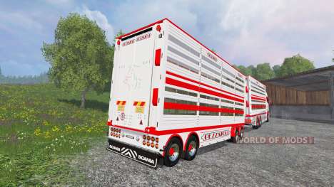 Scania R730 [cattle] v1.5 для Farming Simulator 2015