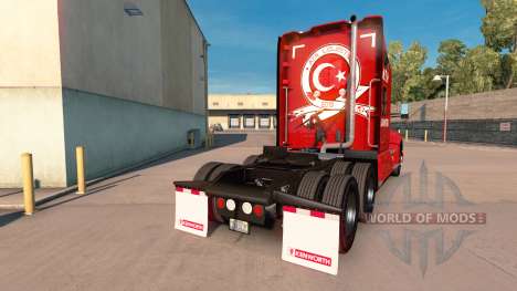 Скин ATA Lojistik на тягач Kenworth для American Truck Simulator