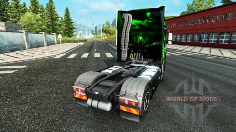 Скин Biohazard на тягач Volvo для Euro Truck Simulator 2