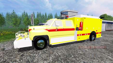 Ford F-800 [fire truck] для Farming Simulator 2015