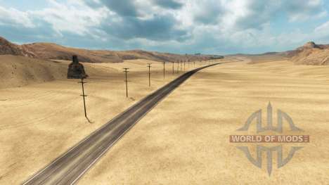 Дороги северной Невады для American Truck Simulator