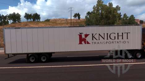 Knight Trailer для American Truck Simulator