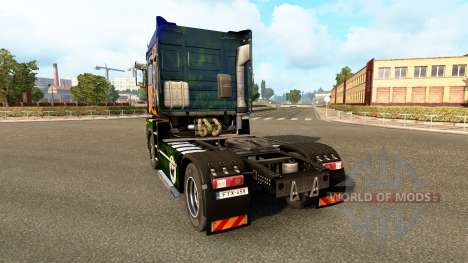 Скин Tiger на тягач Renault для Euro Truck Simulator 2