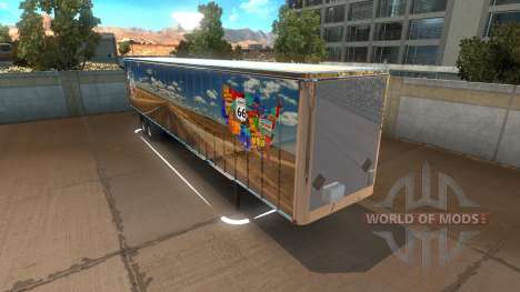 Route 66 Trailer для American Truck Simulator