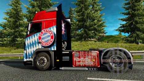 Скин FC Bayern Munchen на тягач Volvo для Euro Truck Simulator 2