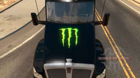 Kenworth T680 Monster Energy для American Truck Simulator