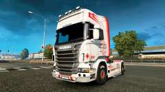 Скин Vabis на тягач Scania для Euro Truck Simulator 2