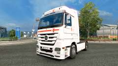Скин Klaus Bosselmann на тягач Mercedes-Benz для Euro Truck Simulator 2