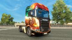 Скин Guild Wars 2 на тягач Scania для Euro Truck Simulator 2