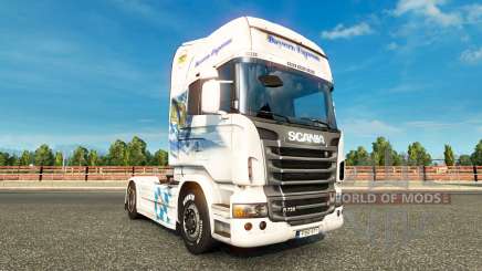 Скин Bavaria Express на тягач Scania для Euro Truck Simulator 2