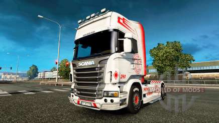 Скин Vabis на тягач Scania для Euro Truck Simulator 2