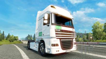 Скин PFAB на тягач DAF для Euro Truck Simulator 2