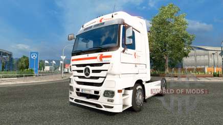 Скин Klaus Bosselmann на тягач Mercedes-Benz для Euro Truck Simulator 2